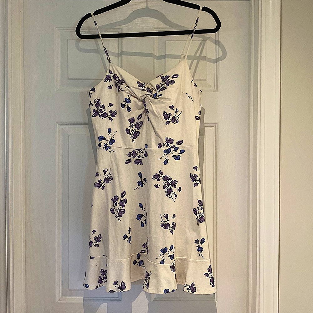 Cream floral sundress